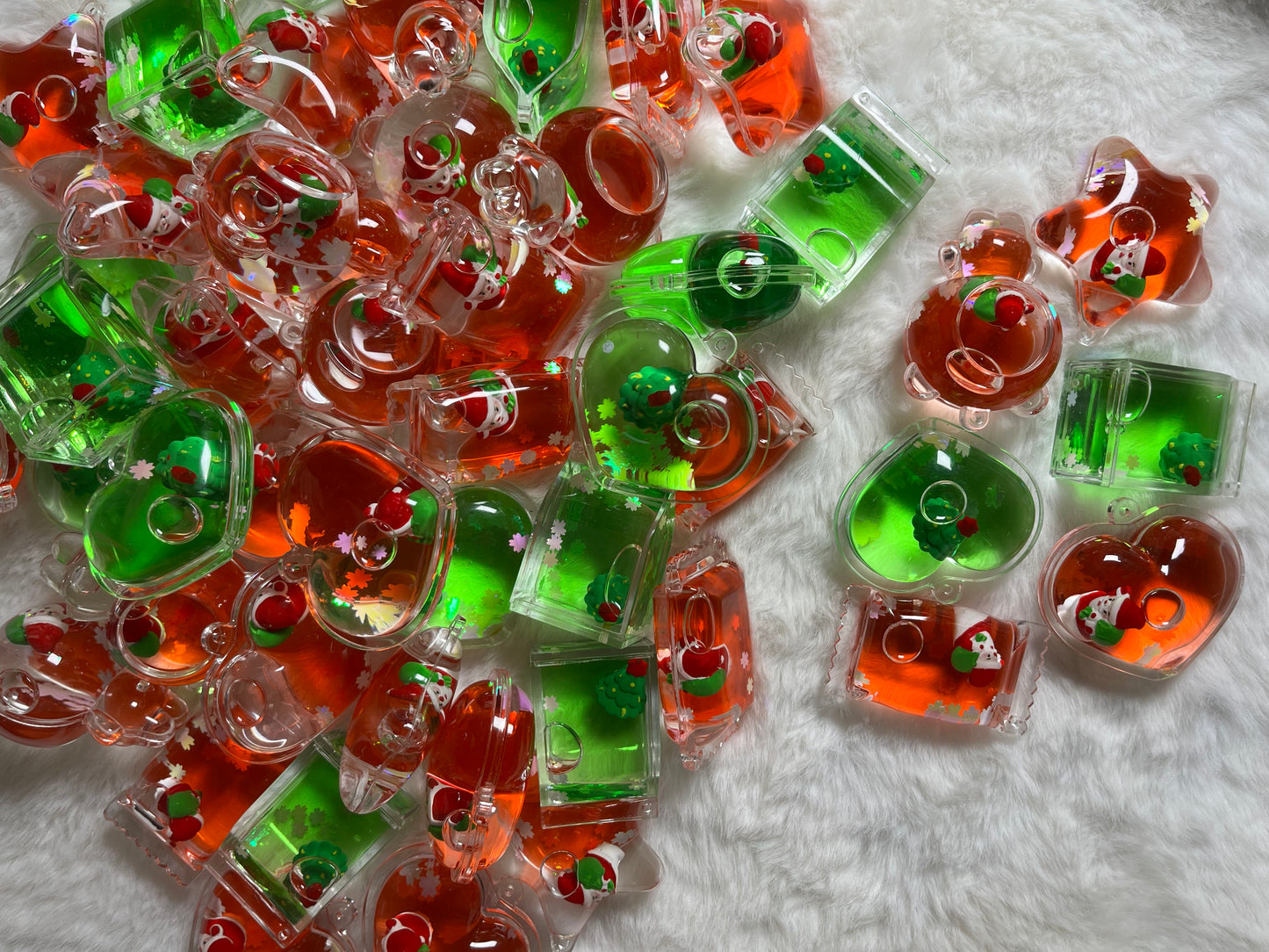 #10 ---（ClearanceSale）Sanrio Water/Liquid Keychain (Direct Buy)