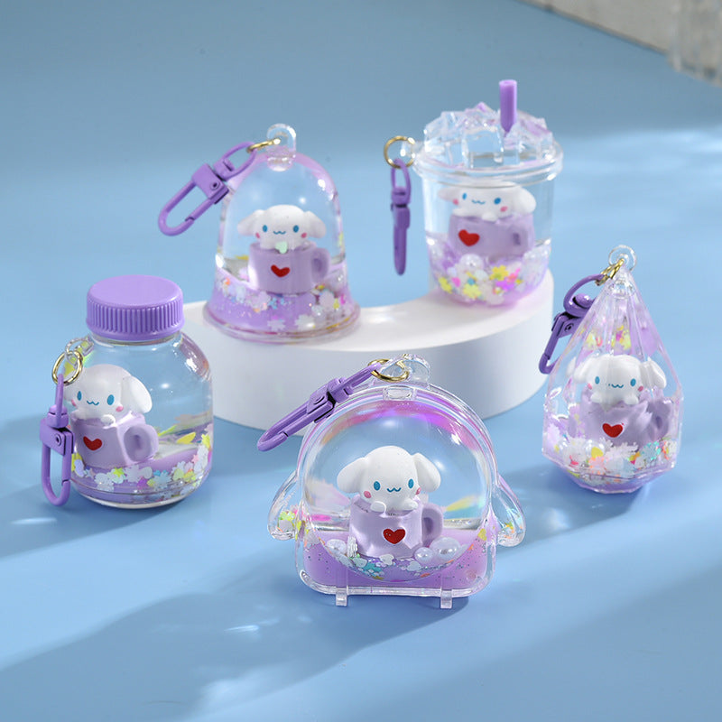 #10 ---（ClearanceSale）Sanrio Water/Liquid Keychain (Direct Buy)